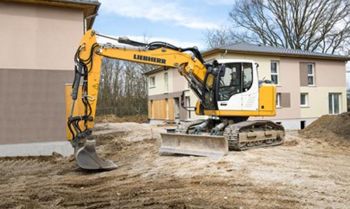 Ein Liebherr R 914 Compact